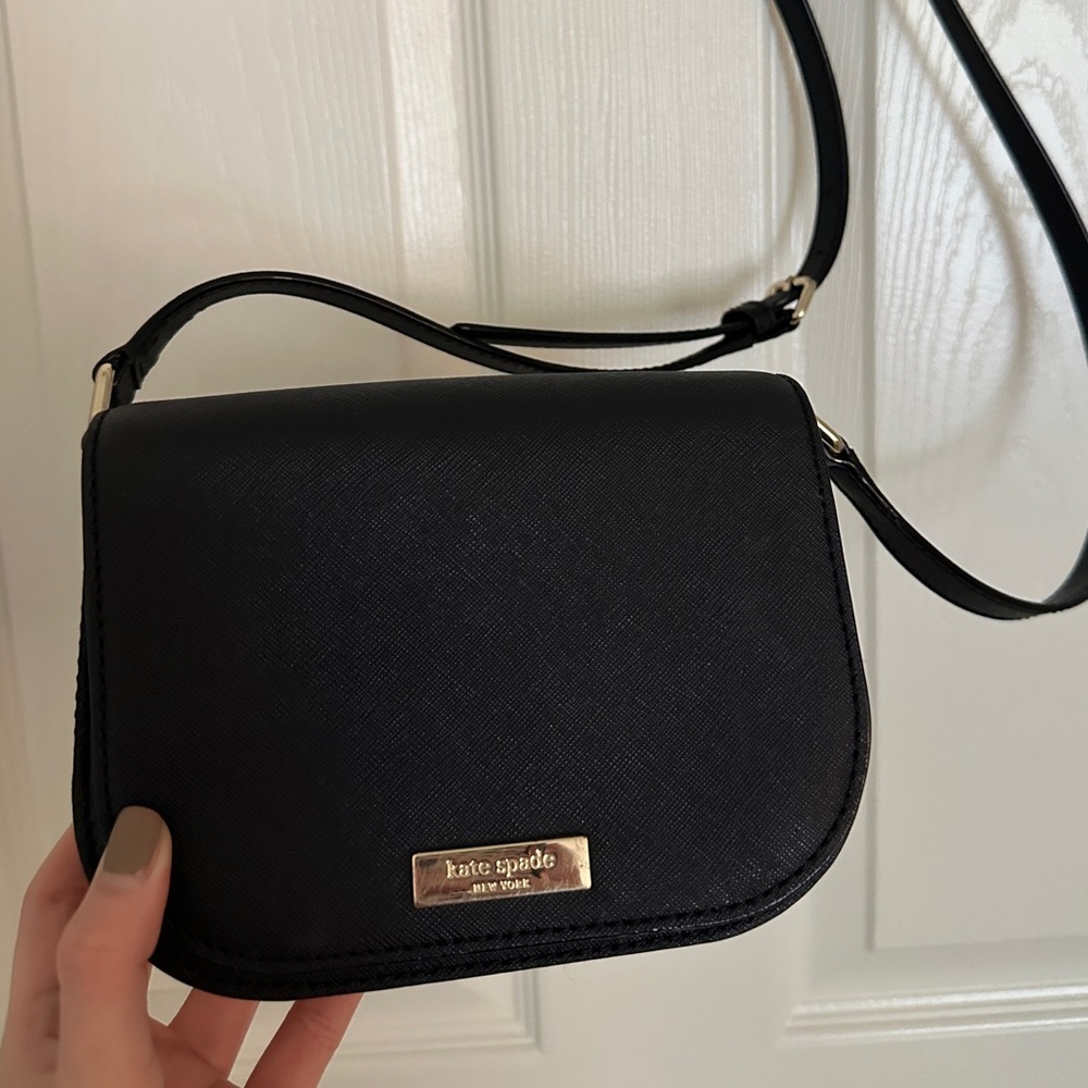 Kate Spade Black Crossbody Bag and Matching Wallet